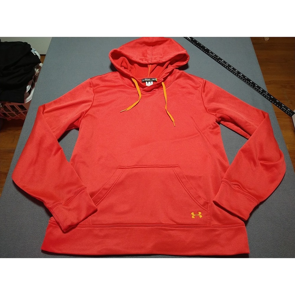 Under Armour Hoodie‎ Unisex XL Brilliant Red Stretch Activity Sports Running...